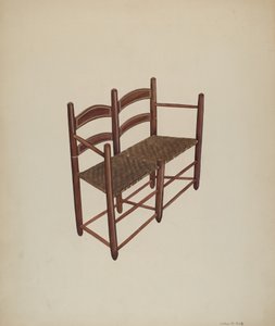 牛车椅，约1939年。 作者 威尔伯·赖斯