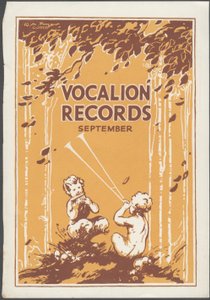 Vocalion唱片公司公告, 1920年代