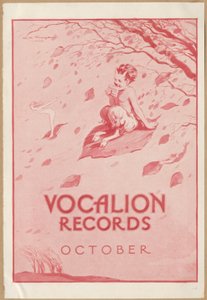 Vocalion唱片公司公告, 1920年代