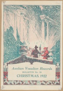 Vocalion唱片公告，1922年圣诞节