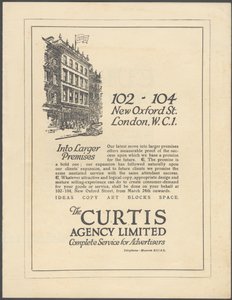 柯蒂斯广告公司，1920年代