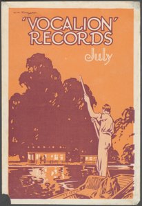 Vocalion唱片公司公告, 1920年代