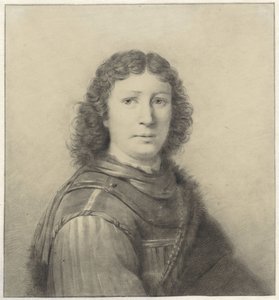 一个有衣领和链子的年轻人的肖像 作者 艾伯特·奎普（Aelbert Cuyp）