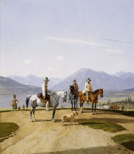 泰根湖湖上的骑兵，1838年