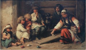 Ostereierspiel in Rußland 作者 威廉·阿曼德斯·比尔