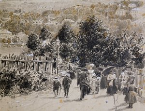 维也纳附近的乡村之旅 作者 威廉·高斯（Wilhelm Gause）