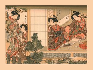 日本美女，1776年，1886年