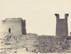 努比亚的丹杜尔神庙，1860年代。
