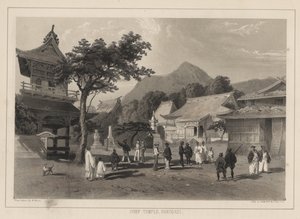 1855年，首都圣殿，Hakodadi 作者 威廉·约瑟夫·海涅