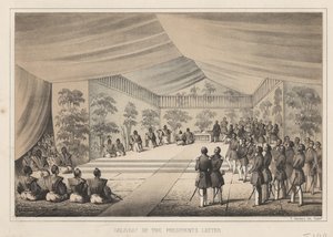 交付总统的信，1855年 作者 威廉·约瑟夫·海涅