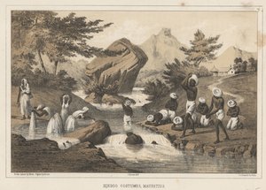 印度教服饰，毛里求斯，1855年 作者 威廉·约瑟夫·海涅