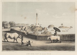 灯塔，Point de Galle，锡兰，1855年