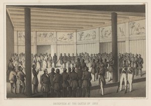 1855年在瑞士城堡接待 作者 威廉·约瑟夫·海涅