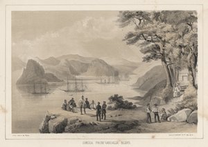 来自Vandalia Bluff的Simoda，1855年 作者 威廉·约瑟夫·海涅