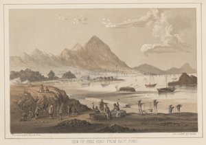 从东点，1855年香港的看法 作者 威廉·约瑟夫·海涅