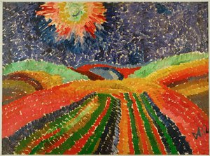 穿过田野的小路