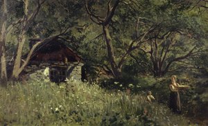 夏日烘烤（布面油画）