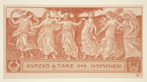 Aufzug und Tanz der Nymphen（仙女的游行和舞蹈） 作者 Wilhelm Volz