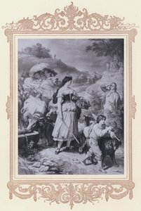 多萝西娅和移民，赫尔曼和多萝西娅（石版画）