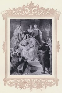 Leonore, Torquato Tasso (石版画) 作者 威廉·冯（Kaulbach）（后）