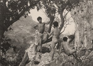 1900年左右研究男性裸体 作者 威廉·冯·格洛登男爵
