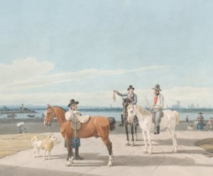 慕尼黑附近的骑兵，1830年。