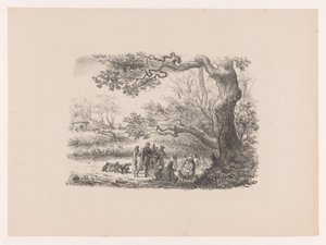 狩猎归来
我们的祖先从狩猎中归来
W. P. van Geldorp 的艺术画册（系列名称） 作者 威廉姆·佩特鲁斯·范格尔多普