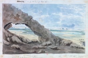 埃及金字塔景观》，19世纪 作者 威尔金森