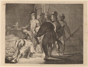 卡托之死》，1634年。