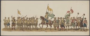 1862 年代尔夫特游行，第一组和第二组
代尔夫特皇家学院第四届艺术节 - 1862 年 - 盛装游行（实物上有系列名称）