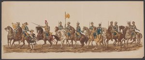 1862 年代尔夫特游行，第一组
代尔夫特皇家学院第四届艺术节 - 1862 年 - 盛装游行（实物上的系列名称）