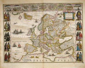 摘自阿姆斯特丹威廉-布劳的《地球仪》（Theatrum Orbis Terrarum）。
