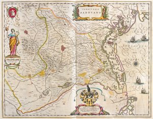 意大利帕多瓦，阿姆斯特丹 Willem Blaeu 的《Theatrum Orbis Terrarum, sive Atlas Novus》中 作者 威廉·布劳