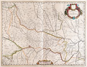 意大利克雷莫纳市，阿姆斯特丹 Willem Blaeu 的《Theatrum Orbis Terrarum, sive Atlas Novus》中 作者 威廉·布劳