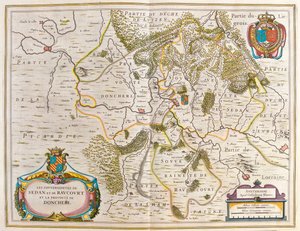 洛林，载于威廉-布劳（Willem Blaeu）的 "Theatrum Orbis Terrarum, sive Atlas Novus"，阿姆斯特丹 作者 威廉·布劳