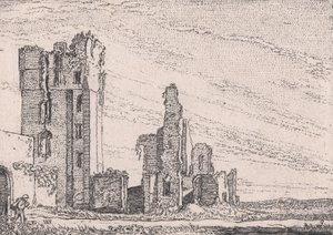 哈勒姆附近Kleef的房子，来自Verscheyden Landtschapjes的各种小景观...，约1616年。