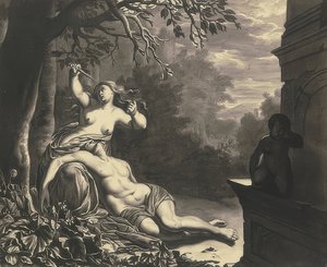 金字塔和Thisbe 作者 威廉·范·米耶里斯（Willem Van Mieris）