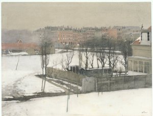 东公园雪景 作者 威廉·阿诺杜斯·维特森