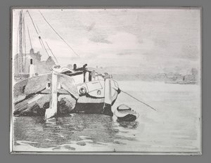 两艘驳船 作者 威廉·阿诺杜斯·维特森