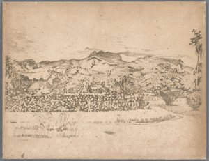 甘巴尔德克鲁特火山景观 作者 Willem Arnoldus Witsen