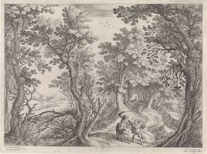 比勒姆和驴子
意大利风光（系列名称） 作者 威廉·范尼兰特 (II)