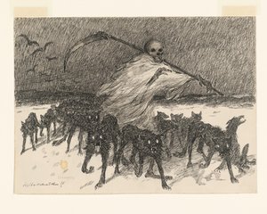 洪格尔（实物上的原标题） 作者 Willem van Schaik（艺术家签名）