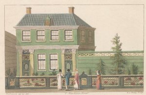 赞丹 Oostzijde 219 大楼，1824 年 赞丹北荷兰房屋图片 / Representation d