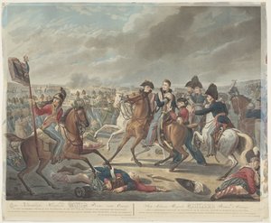 威廉-奥伦治亲王殿下在 1815 年 6 月 18 日光荣的滑铁卢战役中，在胜利时刻负伤/Son Altesse Royale Guillaume Prince d