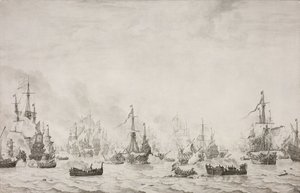 唐斯之战 1639 年 10 月 21 日，唐斯战役对抗西班牙无敌舰队