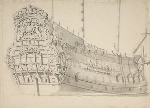 詹姆斯 "肖像，约 1675 年（铅笔、水彩）