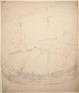 弗拉德肖像》（？），约 1661 年（胶印，石墨）