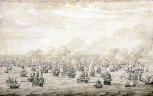 第一次肖内维尔德战役，1673 年 5 月 28 日 作者 威廉·范·德·维尔德·韦尔德