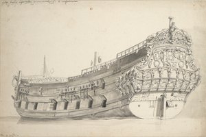乌得勒支省 "肖像。建于 1663 年。最后一次提及是 1696 年，约 1665 年（石墨，灰水彩）
