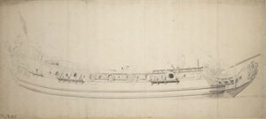 绍达多人 "肖像，约 1676 年（石墨，灰水彩）